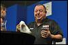 14-02-2016: Darts: Dutch Darts Masters: Venray
(L-R) Benito van de Pas, Mervyn King - fe1602140977.jpg